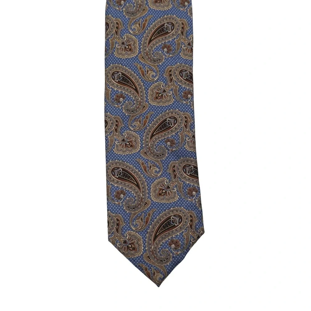 Lot of 6 Men's Silk Dress Ties JZ Richards‎ Brooks Brothers Saks Paisley Striped